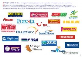 Магазины партнеры Кредит Европа Банка